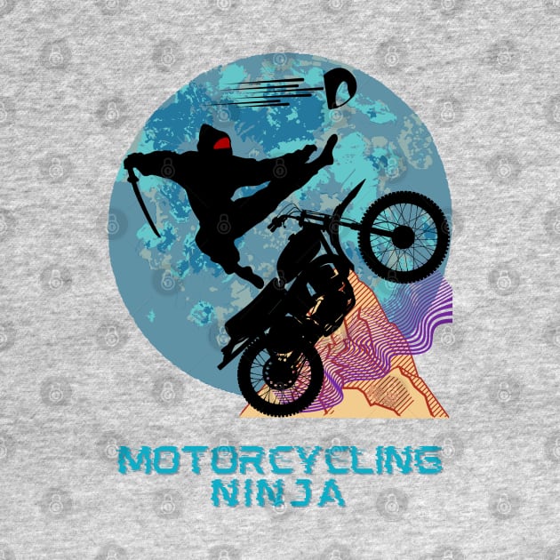 Motorcycling Ninja - Funny Ninja by SEIKA by FP